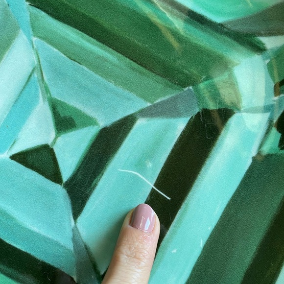 Ashley Longshore Emerald Gem Porcelain Plates - Picture 12 of 15